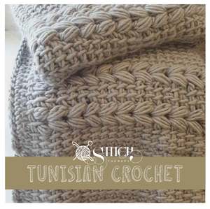 Pottery Workshops Books: Tunisian Crochet Class (Intermediate), 2pm-4.30pm Saturday June 20th