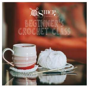 Pottery Workshops Books: Beginner's Crochet Class, 10am-12.30 Saturday June 20th