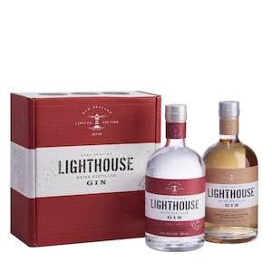 Lighthouse Gin: Lighthouse Gin Original & Barrel Aged 700ml Duo Pack