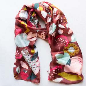 Scarves: Long Silk Scarf | Everlasting Daisy