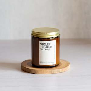 Candles Room Fragrance: Amberjack Candle | Violet Tobacco | Small