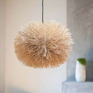 Spiky Urchin Rattan Light Shade | Natural