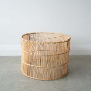 Cambrian, Rattan Drum Light Shade |  Natural / Large