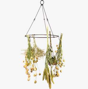 General Hardware: Hanging Rustic Herb / Flower Dryer