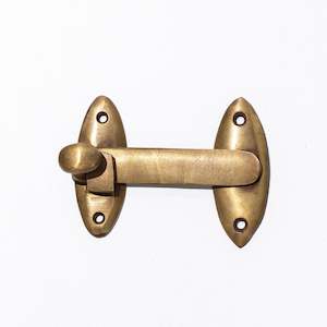General Hardware: Brass Cabinet Latch - Simple