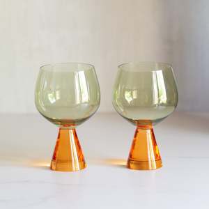 Glassware: Cin Cin Glass Goblet | Set of 2