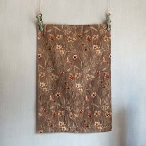 Tea Towels: Cotton Tea Towel | Brown | Petal