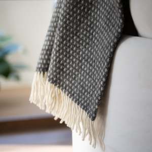 Blankets And Throws: Klippan NZ Wool Blanket |  Knut [Dark Grey]