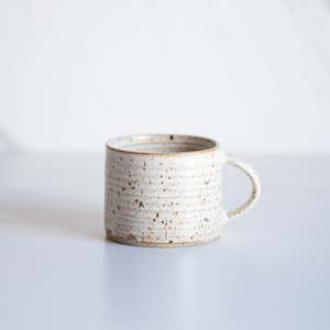 Cups Mugs Teapots: Anna Campbell | New Zealand Ceramics | Mug | Mottled White