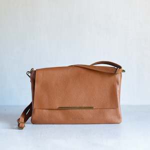 Bags Luggage: Maison Fanli | Leather Cross Body Bag | Caramel