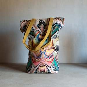 Bags Luggage: Mirror Marble Tote Bag