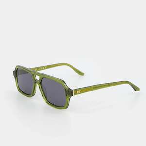 Sunglasses: Isle of Eden Sunglasses | Lola | Bottle Green
