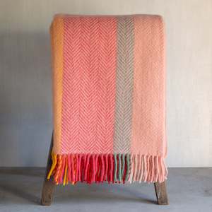 Klippan NZ Lambswool Blanket | Birka | Flower