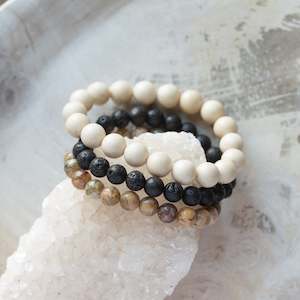 Natural Stone Bracelet Set/3| Natura