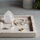 Natural Travertine Stone Tray | Rectangle