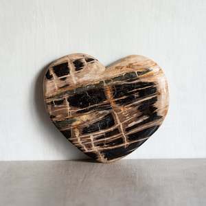 Petrified Wood: Petrified Wood | Large Love Heart (6)