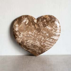 Natural Neutrals: Petrified Wood | Large Love Heart (5)
