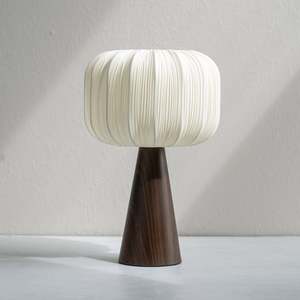 Havana Table Lamp | Walnut + Ivory