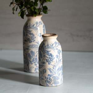 Just Added: Bud Vases | Vintage Blue | Set/2