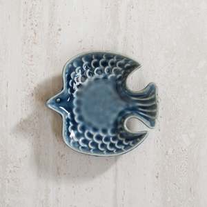 Japanese Ceramics | Swallow Dish | Navy