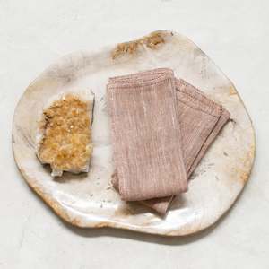 Gifts Under 50: Linen + Cotton Face Washer | Rose