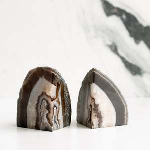Agate Bookends | D