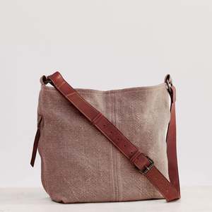 Bags Luggage: Juju & Co. | Baby Jute Slouchy Bag | Rosewood