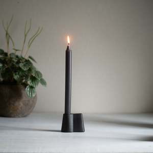 Gifts Under 50: Candle Holder Single | Channel | Black