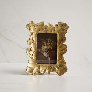 Art Deco Photo Frame | Resin | Gold | Medium
