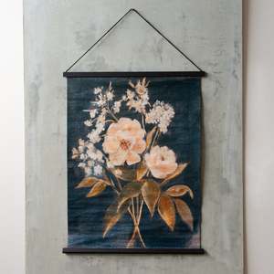 Just Added: Wall Art | Hanging Paper Scroll | Evening Blooms