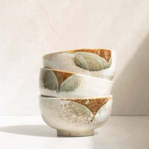 Japanese Ceramics | U Shape Bowl | Snow Bamboo