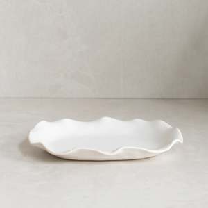 Blanca | Oval Ceramic Plate