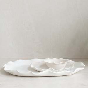 Blanca | Oval Ceramic Platter | Large