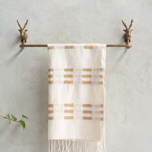 General Hardware: Brass Towel Rail | Stag