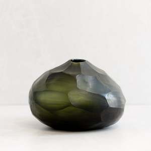 Vases Vessels: Kimoni Cut Glass Vase