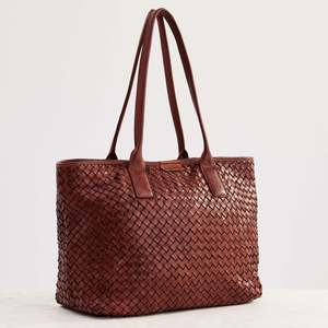 Bags Luggage: Juju & Co. | Leather Basque Tote | Amber