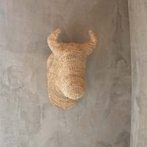 Seagrass Bull Head Wall Feature | Natural