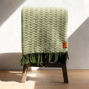 Klippan NZ Wool Blanket | Ilse | Wood Green
