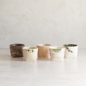 Japanese Ceramics | Triangular Cup | Assorted