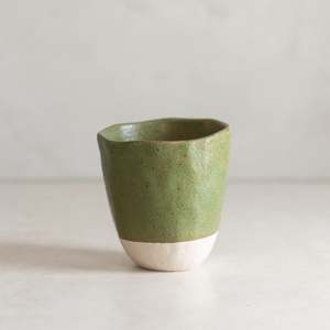 Japanese Ceramics | Lopsided Mug | Large | Matcha
