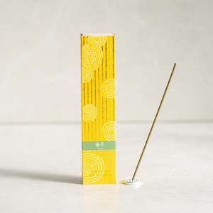 Japanese Incense | Hyakuraku | Yuzu with Holder