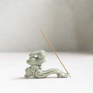 Candles Room Fragrance: Incense Holder | Celadon Cloud Rabbit