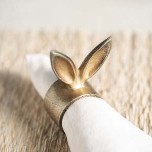 Napkin Ring | Bunny Ears | Antique