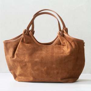 Bags Luggage: Maison Fanli | Hector Suede Bag | Camel