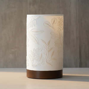 Broderi | Cyllndrical Table Lamp | Piante