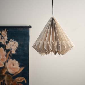 Light Shades Nz: Fold | Linen Pendant Lamp | Hoseki