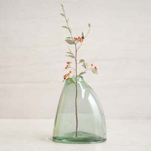 Just Added: Glass Vase | Aya | Green