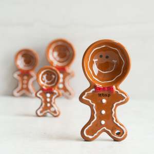 Just Added: Gingerbread Ceramic Measuring Spoons