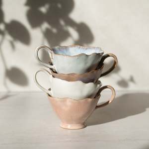 Cups Mugs Teapots: Ceramic 4 Cup Set | Yuki