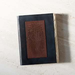 Gifts Under 100: Handmade Leather Journal | Snowdrops